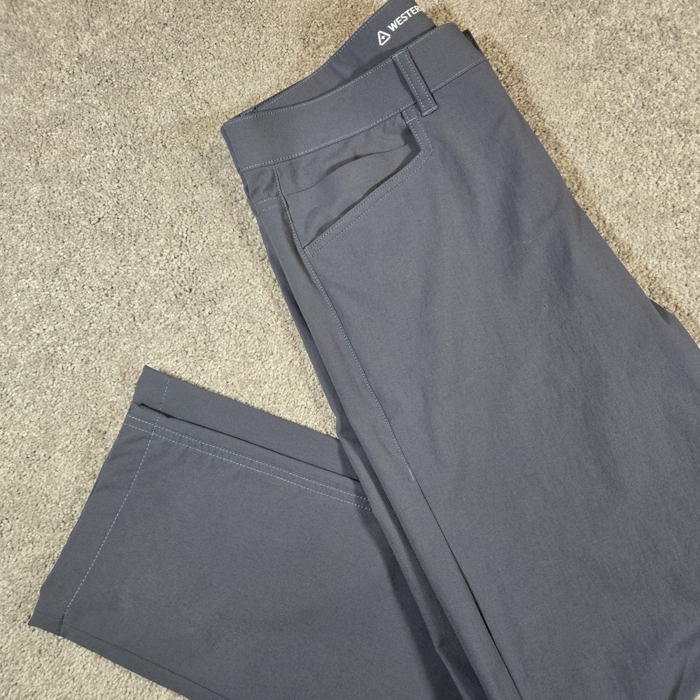 Western Rise Evolution Pant Classic Fit Gray 32x30 Mens Travel Chino Stretch